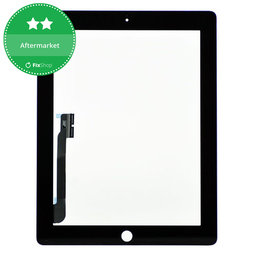 Apple iPad 3, iPad 4 - Érintőüveg (Black)