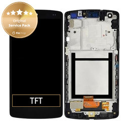 LG Nexus 5 D821 - LCD Kijelző + Érintőüveg + Keret (Black) - ACQ86661402 Genuine Service Pack