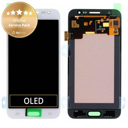 Samsung Galaxy J5 J500F - LCD Kijelző + Érintőüveg (White) - GH97-17667A Genuine Service Pack