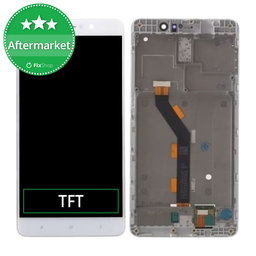 Xiaomi Mi 5s - LCD Kijelző + Érintőüveg + Keret (White) TFT