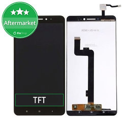 Xiaomi Mi Max - LCD Kijelző + Érintőüveg (Black) TFT