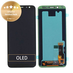 Samsung Galaxy A6 A600F (2018) - LCD Kijelző + Érintőüveg - GH97-21897A, GH97-21898A Genuine Service Pack