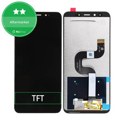 Xiaomi Mi A2 (Mi 6X) - LCD Kijelző + Érintőüveg (Black) TFT