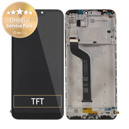 Xiaomi Mi A2 Lite (Redmi 6 Pro) - LCD Kijelző + Érintőüveg + Keret (Black) - 560610035033 Genuine Service Pack