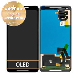 Google Pixel 2 XL G011C - LCD Kijelző + Érintőüveg - AJX74624901 Genuine Service Pack