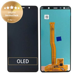 Samsung Galaxy A7 A750F (2018) - LCD Kijelző + Érintőüveg - GH96-12078A Genuine Service Pack