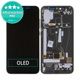 Xiaomi Mi 8 Pro - LCD Kijelző + Érintőüveg + Keret (Black) OLED