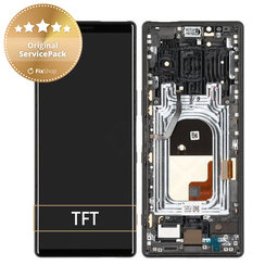 Sony Xperia 1 - LCD Kijelző + Érintőüveg - 1319-0227 Genuine Service Pack