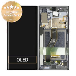 Samsung Galaxy Note 10 Plus N975F - LCD Kijelző + Érintőüveg + Keret (Star Wars) - GH82-21620A, GH82-21621A Genuine Service Pack