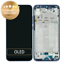 Xiaomi Mi A3 - LCD Kijelző + Érintőüveg + Keret (Not just Blue) - 5610100380B6 Genuine Service Pack