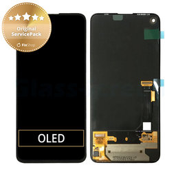 Google Pixel 4a 5G - LCD Kijelző + Érintőüveg - G949-00049-01 Genuine Service Pack