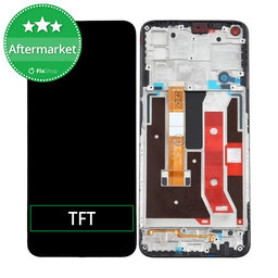 Oppo A72 - LCD Kijelző + Érintőüveg + Keret (Twilight Black) TFT