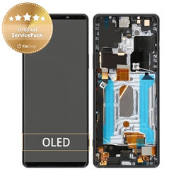 Sony Xperia 1 III - LCD Kijelző + Érintőüveg - A5032173A Genuine Service Pack