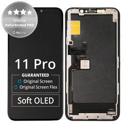 Apple iPhone 11 Pro - LCD Kijelző + Érintőüveg + Keret Original Refurbished PRO