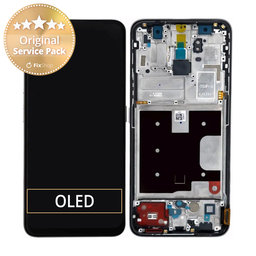 Oppo Reno 2 Z - LCD Kijelző + Érintőüveg + Keret - REF-OPPOR2Z01BF Genuine Service Pack