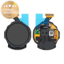 Samsung Galaxy Watch 4 Classic 42mm R885 - LCD Kijelző + Érintőüveg + Keret (Black) - GH96-14427A Genuine Service Pack