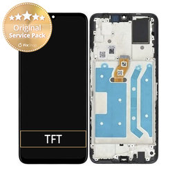 Honor X7 CMA-LX2 - LCD Kijelző + Érintőüveg + Keret + Akkumulátor (Black) - 0235ACBE Genuine Service Pack