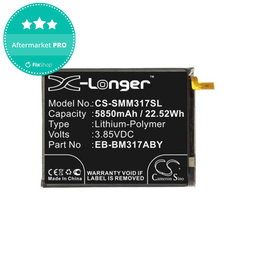 Samsung Galaxy M31 M315F, M31s M317F - Akkumulátor EB-BM317ABY 5850mAh HQ