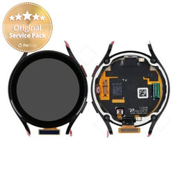 Samsung Galaxy Watch 5 44mm R915 - LCD Kijelző + Érintőüveg + Keret (Graphite) - GH82-30043A Genuine Service Pack