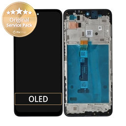 Motorola Moto G42 XT2233 - LCD Kijelző + Érintőüveg + Keret (Antlantic Green) - 5D68C21049 Genuine Service Pack