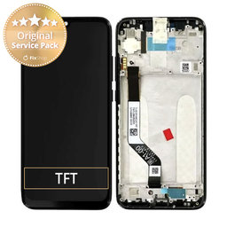 Xiaomi Redmi Note 7 M1901F7G M1901F7H - LCD Kijelző + Érintőüveg + Keret (White) - 560460002033 Genuine Service Pack