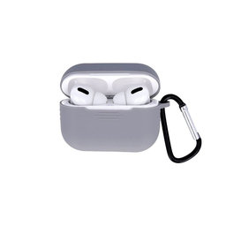 FixPremium - Szilikon Tok Karabinerrel - AirPods Pro, space grey