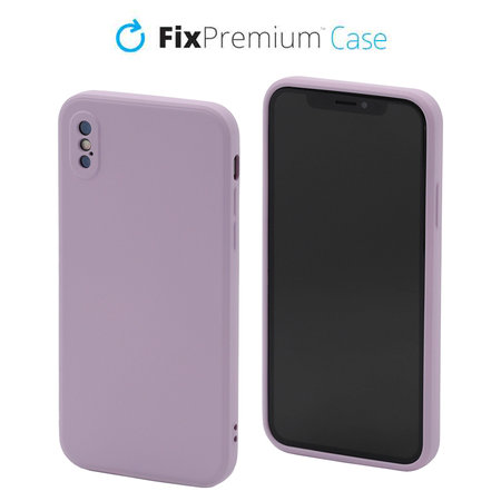 FixPremium - Szilikon Tok - iPhone X és XS, lila