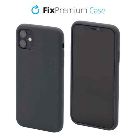 FixPremium - Szilikon Tok - iPhone 11, space grey