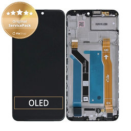 Asus ZenFone Max Pro M2 ZB631KL - LCD Kijelző + Érintőüveg + Keret (Black) - 90AX01B0-R20010 Genuine Service Pack