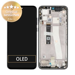 Motorola Edge 30 Neo XT2245 - LCD Kijelző + Érintőüveg + Keret (Black Onyx) - 5D68C21403 Genuine Service Pack