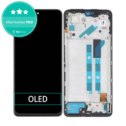 Xiaomi Redmi Note 11 Pro 4G, 5G, Poco X4 Pro 5G - LCD Kijelző + Érintőüveg + Keret (Graphite Gray) OLED