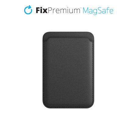 FixPremium - MagSafe pénztárca, fekete