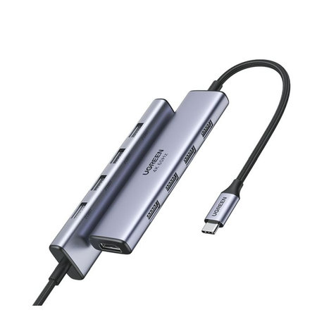 UGREEN - USB-C hub 5in1, szürke