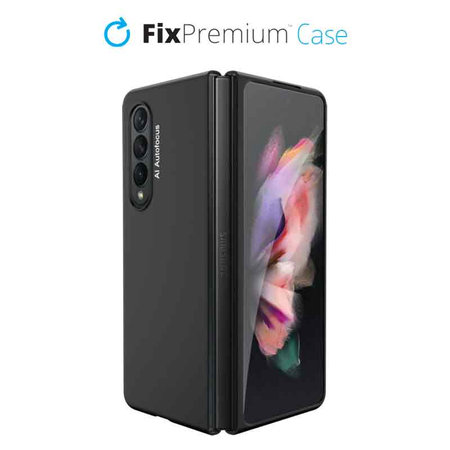 FixPremium - Szilikon tok Samsung Galaxy Z Fold 3 készülékhez, fekete