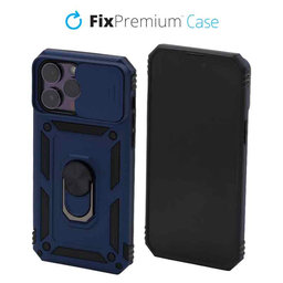 FixPremium - CamShield tok iPhone 13 Pro Max készülékhez, kék