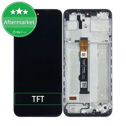 Motorola Moto G41 XT2167 - LCD Kijelző + Érintőüveg + Keret (Meteorite Black) TFT