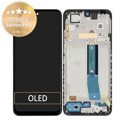 Xiaomi Poco M4 Pro 4G 2201117PI - LCD Kijelző + Érintőüveg + Keret (Power Black) - 560005L19P00 Genuine Service Pack