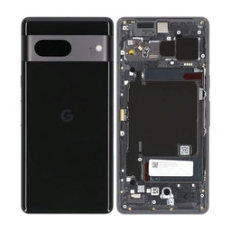 Google Pixel 7 GVU6C GQML3 - Hátsó Ház (Obsidian) - G949-00329-01 Genuine Service Pack