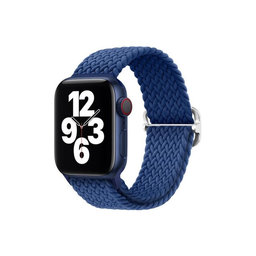 FixPremium - Szíj Solo Loop - Apple Watch (42, 44, 45 és 49mm), dark blue