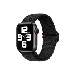 FixPremium - Szíj Solo Loop - Apple Watch (38, 40 és 41mm), fekete