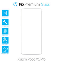 FixPremium Glass - Edzett üveg - Poco X5 Pro