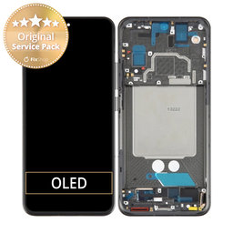 Xiaomi 13 Pro - LCD Kijelző + Érintőüveg + Keret (Ceramic Black) - 56000300M200 Genuine Service Pack