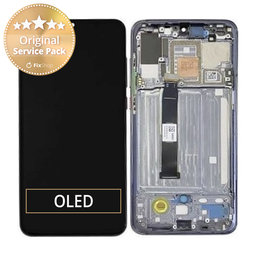 Xiaomi Mi 9 Pro 5G - LCD Kijelző + Érintőüveg + Keret (Titanium Black) - 5600030F1X00 Genuine Service Pack