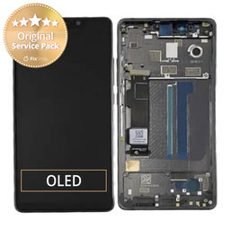 Xiaomi Mi 8 SE - LCD Kijelző + Érintőüveg + Keret (Gray) - 5601100010B6 Genuine Service Pack