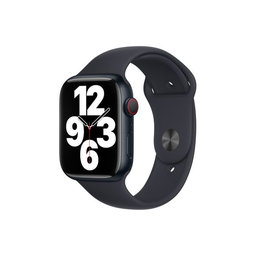 FixPremium - Szilikon Szíj - Apple Watch (42, 44, 45 és 49mm), fekete