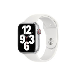 FixPremium - Szilikon Szíj - Apple Watch (42, 44, 45 és 49mm), fehér