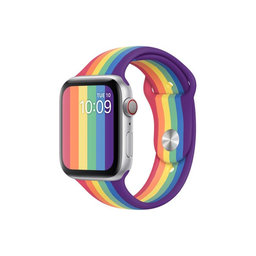 FixPremium - Szilikon Szíj - Apple Watch (38, 40 és 41mm), pride