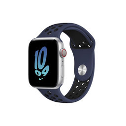 FixPremium - Szilikon Sportszíj - Apple Watch (42, 44, 45 és 49mm), kék