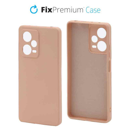 FixPremium - Tok Rubber - Xiaomi Redmi Note 12 Pro Plus, narancs