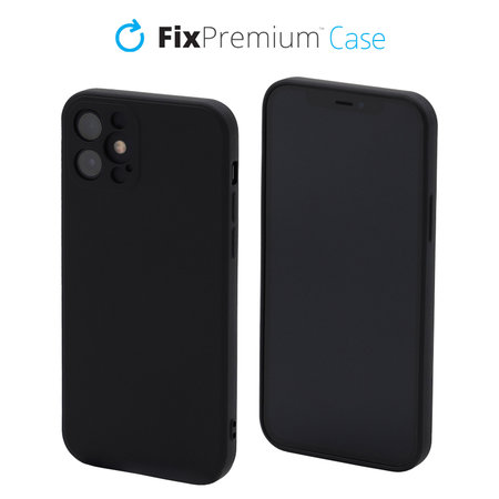 FixPremium - Tok Rubber - iPhone 12 mini, fekete